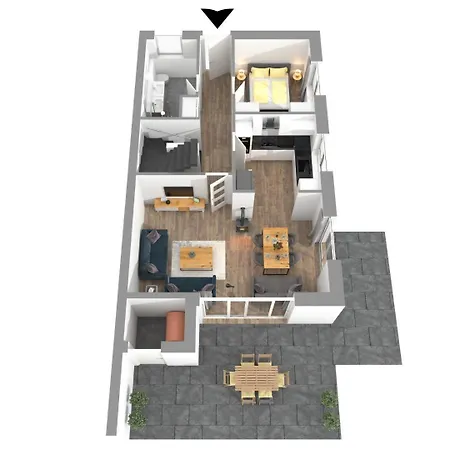 Apartmán Ferienhaus-luettje-steern Hage